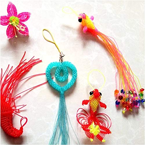 Kissral 200 PCS hilo Plastico, Cuerda, Cordón Plástico, Bastelset para para la Pulsera DIY, Joyería, 20 Colores Kissral 200 PCS hilo Plastico, Cuerda, Cordón Plástico, Bastelset para para la Pulsera DIY, Joyería, 20 Colores