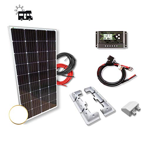 Kit 175W CAMPER 12V panel solar monocristalino células alemanas