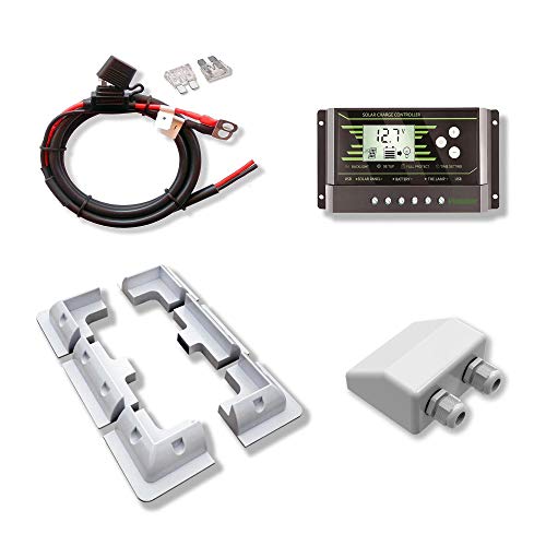 Kit 200W CAMPER 12V panel solar placa monocristalina células PERC de alta eficiencia Kit 200W CAMPER 12V panel solar placa monocristalina células PERC de alta eficiencia
