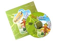 Kit audiovisual PetraLingua ruso para niños dvd-cd-libro