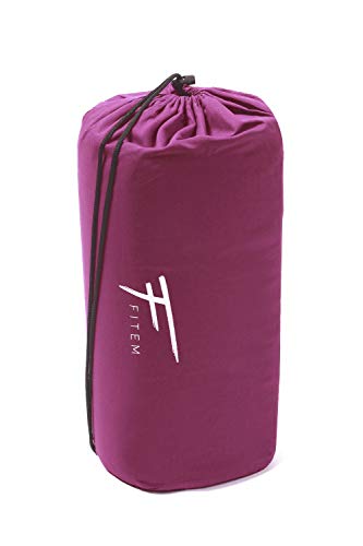 Kit de acupresión Fitem - Esterilla de acupresión + Cojín de acupresión + Bolsa + Bola de masaje - Alivia dolores de Espalda y Cuello - Ciática - Masaje de espalda - Relajación muscular Kit de acupresión Fitem - Esterilla de acupresión + Cojín de acupresión + Bolsa + Bola de masaje - Alivia dolores de Espalda y Cuello - Ciática - Masaje de espalda - Relajación muscular