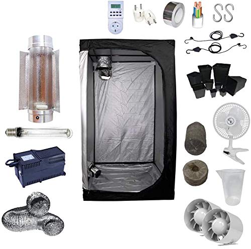 Kit de cultivo interior 600W SHP Cooltube Protube - Armario 100x100x200 - Balastro Agrolite 2