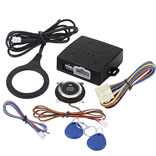 Kit de sistema de entrada sin llave, Arrancador de motor universal del sistema de alarma para coches, Encendido del motor Botón de arranque Kit de sistema de entrada sin llave, Arrancador de motor universal del sistema de alarma para coches, Encendido del motor Botón de arranque