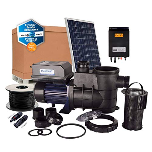 Kit Depuradora de Piscina Solar PlusEnergy 750W - 1cv con Paneles Solares Kit Depuradora de Piscina Solar PlusEnergy 750W - 1cv con Paneles Solares