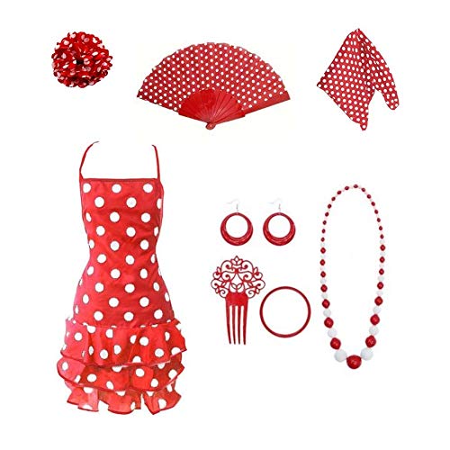 Kit Despedida Soltera Flamenca - Pack Accesorios Despedida Soltera