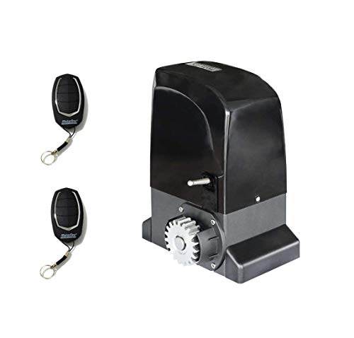 KIT Motor corredera Motorline Slide 800 Kg, para automatizar puertas y cancelas correderas de uso residencial, parking, garaje, cochera, alta calidad con 2 mandos alta seguridad KIT Motor corredera Motorline Slide 800 Kg, para automatizar puertas y cancelas correderas de uso residencial, parking, garaje, cochera, alta calidad con 2 mandos alta seguridad
