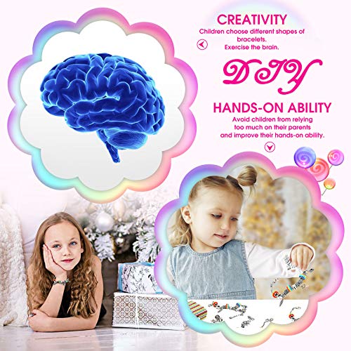 Kit para Hacer Pulseras, Kit Artesanía DIY Hacer Pulseras con Colgantes Regalo Joyería Cadena de Serpiente Plateada Hacer Pulseras Niñas Kit para Hacer Pulseras, Kit Artesanía DIY Hacer Pulseras con Colgantes Regalo Joyería Cadena de Serpiente Plateada Hacer Pulseras Niñas