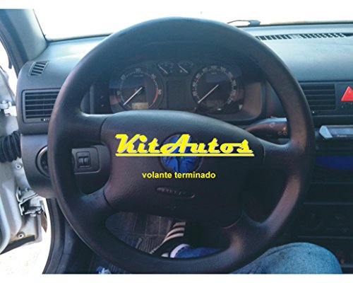 KITAUTOS kivp Kit Restaurador Volantes De Piel Y Plastico Color Negro