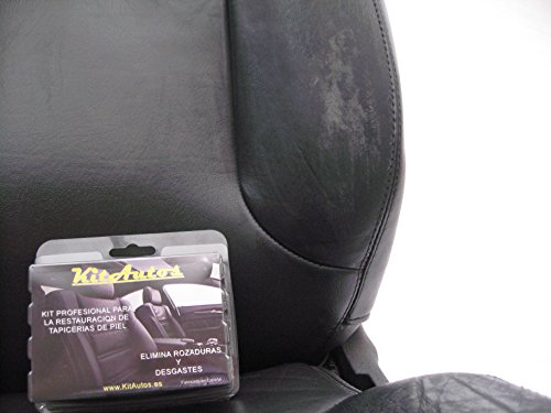 KITAUTOS KRTP1 Kit restauracion tapicerias de Piel,Color Negro, 15 KITAUTOS KRTP1 Kit restauracion tapicerias de Piel,Color Negro, 15