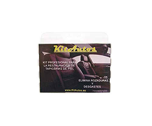 KITAUTOS KRTP1 Kit restauracion tapicerias de Piel,Color Negro, 15 KITAUTOS KRTP1 Kit restauracion tapicerias de Piel,Color Negro, 15