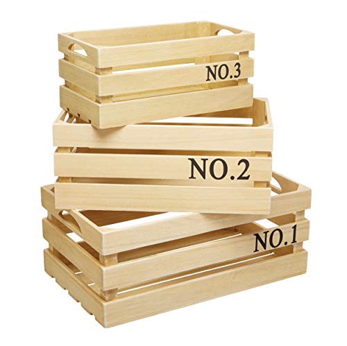Kitchen Craft Natural Elements Madera de Paulownia Cajas de Almacenamiento, Juego de 3 Kitchen Craft Natural Elements Madera de Paulownia Cajas de Almacenamiento, Juego de 3
