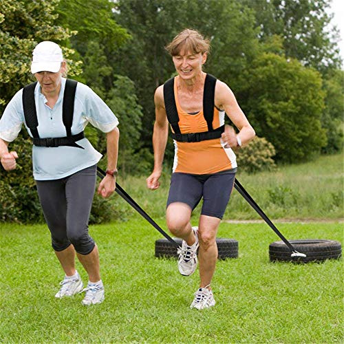 Kits de arnés de trineo Correa de arrastre de trineo para correr Sprint Fútbol Pesca en el hielo Poder de arrastre Resistencia Velocidad Agilidad Entrenamiento Entrenamiento de resistenci