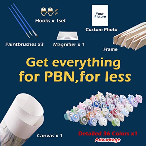 Kits personalizados para pintar por números para adultos, kits profesionales de pintura de mascotas y retratos, regalos de bricolaje, haga su propia foto con marco, pinturas y pinceles para dibujar… Kits personalizados para pintar por números para adultos, kits profesionales de pintura de mascotas y retratos, regalos de bricolaje, haga su propia foto con marco, pinturas y pinceles para dibujar…