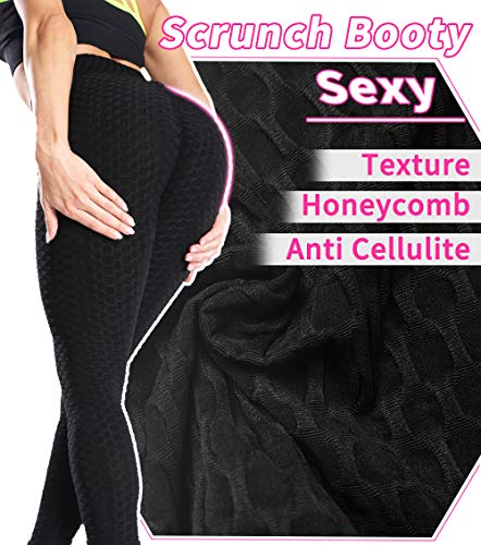 KIWI RATA Mallas Push up Mujer Leggins Deportivos Yoga Leggings de Cintura Alta Pantalones Deporte para Fitness Running Elásticos y Transpirables (Negro, S) KIWI RATA Mallas Push up Mujer Leggins Deportivos Yoga Leggings de Cintura Alta Pantalones Deporte para Fitness Running Elásticos y Transpirables (Negro, S)