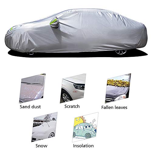 KKmoon Funda para Coche, Funda Coche Exterior, Cubierta coche Exterior, Antipolvo, Resistente a los aranazos (5,3 x 2,0 x1,5m) KKmoon Funda para Coche, Funda Coche Exterior, Cubierta coche Exterior, Antipolvo, Resistente a los aranazos (5,3 x 2,0 x1,5m)