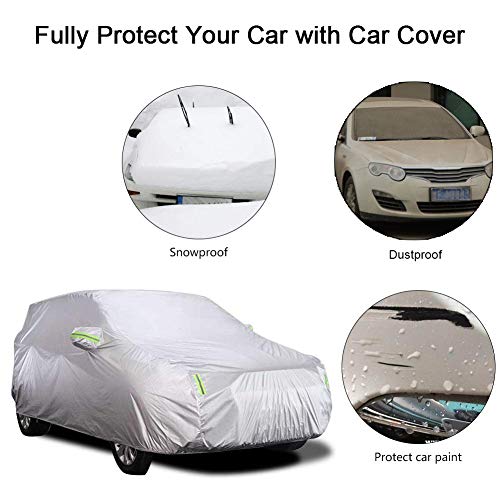 KKmoon Funda para Coche, Funda Coche Exterior, Cubierta coche Exterior, Antipolvo, Resistente a los aranazos (5,3 x 2,0 x1,5m) KKmoon Funda para Coche, Funda Coche Exterior, Cubierta coche Exterior, Antipolvo, Resistente a los aranazos (5,3 x 2,0 x1,5m)