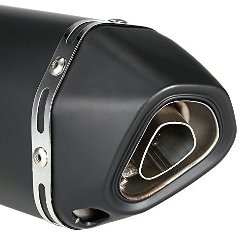 KKmoon Silenciador de Tubo de Escape 38-51mm Small Hexagon Cola Oblicua Style para Moto ATV Universal KKmoon Silenciador de Tubo de Escape 38-51mm Small Hexagon Cola Oblicua Style para Moto ATV Universal