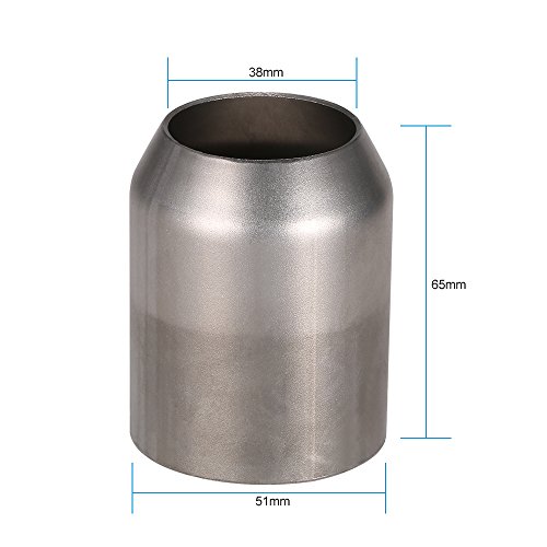 KKmoon Silenciador de Tubo de Escape 38-51mm Small Hexagon Cola Oblicua Style para Moto ATV Universal KKmoon Silenciador de Tubo de Escape 38-51mm Small Hexagon Cola Oblicua Style para Moto ATV Universal