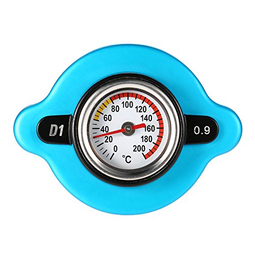 KKmoon Tapón de Radiador Funda con Indicador de Temperatura de Agua para Coche Auto Acoplado de Carro de Montacargas KKmoon Tapón de Radiador Funda con Indicador de Temperatura de Agua para Coche Auto Acoplado de Carro de Montacargas