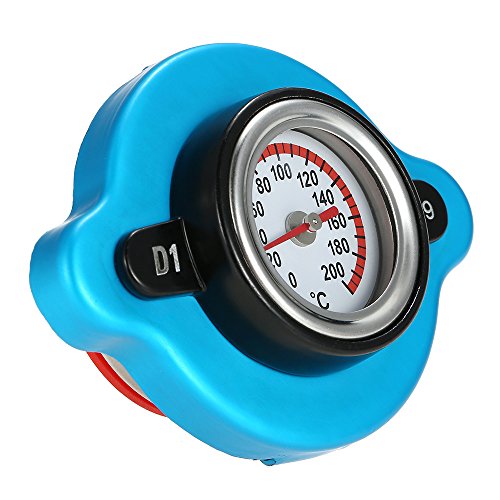 KKmoon Tapón de Radiador Funda con Indicador de Temperatura de Agua para Coche Auto Acoplado de Carro de Montacargas KKmoon Tapón de Radiador Funda con Indicador de Temperatura de Agua para Coche Auto Acoplado de Carro de Montacargas