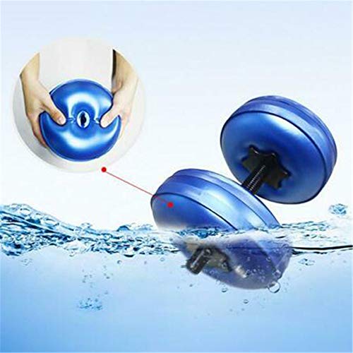 KKTECT 2 Piezas de Pesas llenas de Agua Pesas de Viaje portátiles 15-20kg, para Pesas Libres establecidas para tonificación Muscular, Desarrollo de Fuerza, pérdida de Peso (Azul) KKTECT 2 Piezas de Pesas llenas de Agua Pesas de Viaje portátiles 15-20kg, para Pesas Libres establecidas para tonificación Muscular, Desarrollo de Fuerza, pérdida de Peso (Azul)