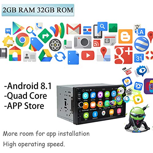 KKXXX S1 Plus Android Car Stereo 2 GB RAM 32 GB ROM Navigazione GPS Radio Auto Radio AM FM BT Collegamento specchio Controllo volante Uscita AV