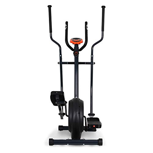 KLAR FIT Klarfit Ellifit FX 250 - Bicicleta de Cardio elíptica, 8 resistencias, Ordenador de Entrenamiento, Pulsómetro, Soportes Antideslizantes, hasta 110 kg, Set de Montaje, Naranja Oscuro KLAR FIT Klarfit Ellifit FX 250 - Bicicleta de Cardio elíptica, 8 resistencias, Ordenador de Entrenamiento, Pulsómetro, Soportes Antideslizantes, hasta 110 kg, Set de Montaje, Naranja Oscuro