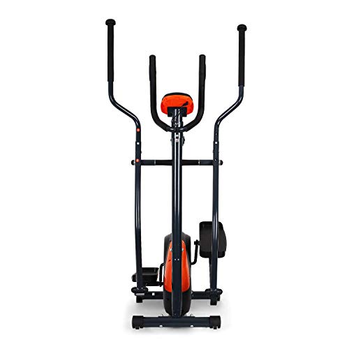 KLAR FIT Klarfit Ellifit FX 250 - Bicicleta de Cardio elíptica, 8 resistencias, Ordenador de Entrenamiento, Pulsómetro, Soportes Antideslizantes, hasta 110 kg, Set de Montaje, Naranja Oscuro KLAR FIT Klarfit Ellifit FX 250 - Bicicleta de Cardio elíptica, 8 resistencias, Ordenador de Entrenamiento, Pulsómetro, Soportes Antideslizantes, hasta 110 kg, Set de Montaje, Naranja Oscuro