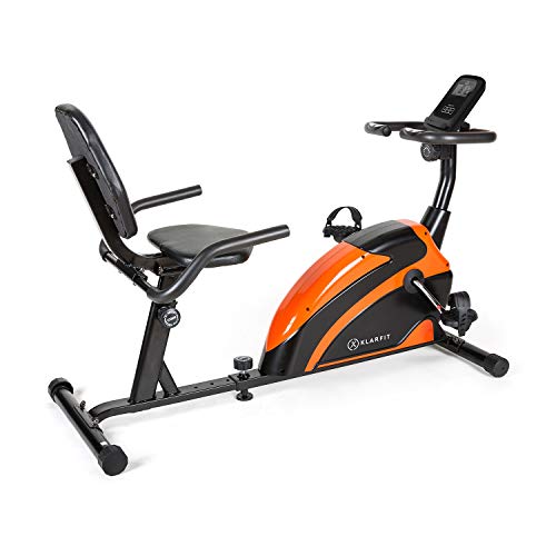 KLAR FIT Relaxbike 6.0 SE Bicicleta reclinada - Bicicleta estática, Volante de inercia de 12 kg, Resistencia magnética de 8 Niveles, Soporte para Tablet, Silencioso, hasta 100 kg, Naranja KLAR FIT Relaxbike 6.0 SE Bicicleta reclinada - Bicicleta estática, Volante de inercia de 12 kg, Resistencia magnética de 8 Niveles, Soporte para Tablet, Silencioso, hasta 100 kg, Naranja