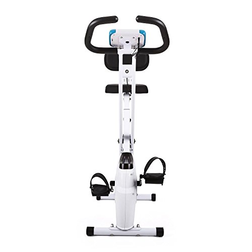 Klarfit Azura Comfort Bicicleta Fija Bicicleta estática computadora de Entrenamiento medidor de Pulso 8 Niveles de Resistencia Peso a rotar de 3 kg Respaldo MAX. 100 kg Blanco-Azul Klarfit Azura Comfort Bicicleta Fija Bicicleta estática computadora de Entrenamiento medidor de Pulso 8 Niveles de Resistencia Peso a rotar de 3 kg Respaldo MAX. 100 kg Blanco-Azul