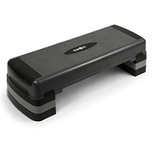 Klarfit FIT-ST1 step para fitness (3 alturas regulables de 14,5 cm, 19 cm y 24,5 cm, superficie antideslizante, resistencia máxima 250 kg, patas de goma, plataforma amortiguadora) Klarfit FIT-ST1 step para fitness (3 alturas regulables de 14,5 cm, 19 cm y 24,5 cm, superficie antideslizante, resistencia máxima 250 kg, patas de goma, plataforma amortiguadora)