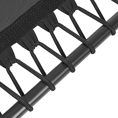 Klarfit Jumpanatic - Cama elástica de Entrenamiento, para Interiores y Exteriores, Superficie de Salto de 84 cm, Agarre a 6 Alturas Regulables: 109-134 cm, Resiste hasta 120 kg, Negro Klarfit Jumpanatic - Cama elástica de Entrenamiento, para Interiores y Exteriores, Superficie de Salto de 84 cm, Agarre a 6 Alturas Regulables: 109-134 cm, Resiste hasta 120 kg, Negro