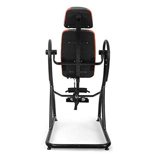 Klarfit Relax Zone Pro Tabla de inversión (150 kg de Peso máx, 20 Niveles Ajustables, Acero y Vinilo, Correas de Nailon, pies Antideslizantes, Montaje rápido) - Naranja Negro Klarfit Relax Zone Pro Tabla de inversión (150 kg de Peso máx, 20 Niveles Ajustables, Acero y Vinilo, Correas de Nailon, pies Antideslizantes, Montaje rápido) - Naranja Negro