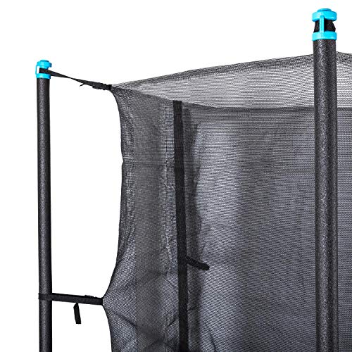 Klarfit Rocketboy 250 Cama elástica trampolin con Red de Seguridad (Superficie Base 250 cm diametro, sujecion 3 Patas Doble, Varillas de sujecion Acolchadas, Lona Resistente a los Rayos UV, Protector Klarfit Rocketboy 250 Cama elástica trampolin con Red de Seguridad (Superficie Base 250 cm diametro, sujecion 3 Patas Doble, Varillas de sujecion Acolchadas, Lona Resistente a los Rayos UV, Protector