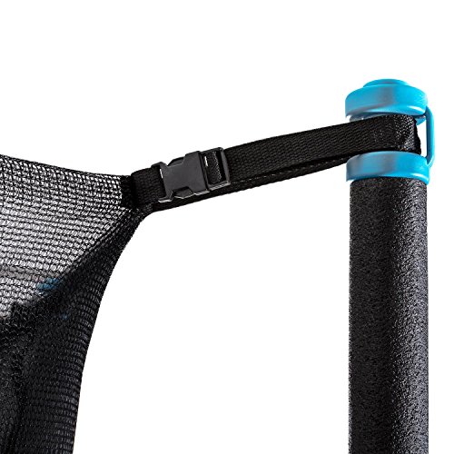 Klarfit Rocketboy 250 Cama elástica trampolin con Red de Seguridad (Superficie Base 250 cm diametro, sujecion 3 Patas Doble, Varillas de sujecion Acolchadas, Lona Resistente a los Rayos UV, Protector Klarfit Rocketboy 250 Cama elástica trampolin con Red de Seguridad (Superficie Base 250 cm diametro, sujecion 3 Patas Doble, Varillas de sujecion Acolchadas, Lona Resistente a los Rayos UV, Protector