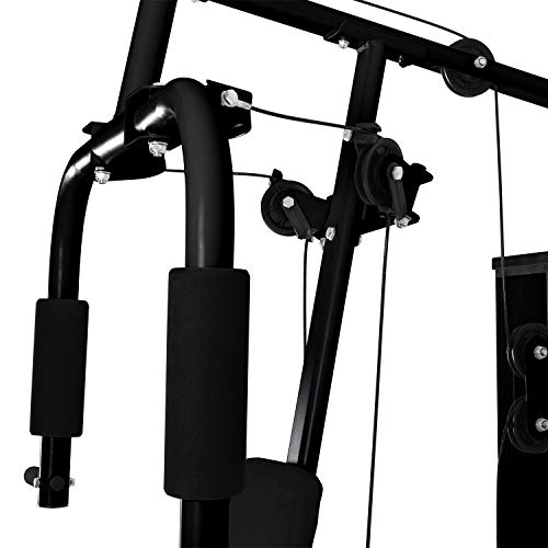 Klarfit Ultimate Gym 3000 - Estación de entranamiento, Musculatura de Gimnasio, Fitness Profesional, Ejercicios de Remo, Hombros, Espalda, Brazos, isquiotibiales y glúteos, Acolchada, Antracita Klarfit Ultimate Gym 3000 - Estación de entranamiento, Musculatura de Gimnasio, Fitness Profesional, Ejercicios de Remo, Hombros, Espalda, Brazos, isquiotibiales y glúteos, Acolchada, Antracita