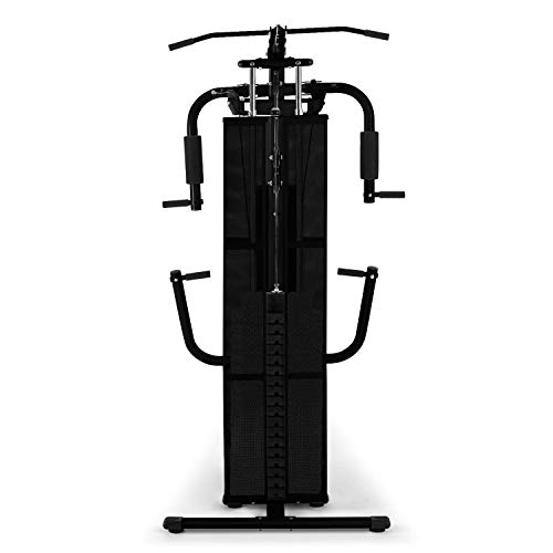 Klarfit Ultimate Gym 3000 - Estación de entranamiento, Musculatura de Gimnasio, Fitness Profesional, Ejercicios de Remo, Hombros, Espalda, Brazos, isquiotibiales y glúteos, Acolchada, Antracita Klarfit Ultimate Gym 3000 - Estación de entranamiento, Musculatura de Gimnasio, Fitness Profesional, Ejercicios de Remo, Hombros, Espalda, Brazos, isquiotibiales y glúteos, Acolchada, Antracita