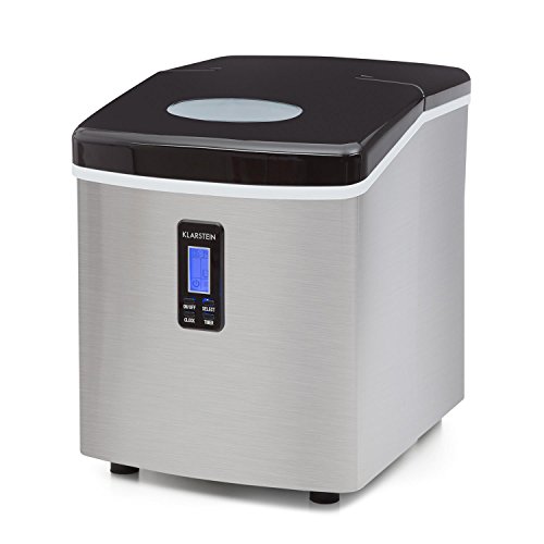 Klarstein Mr. Frost - Máquina de hacer hielo, Tanque de agua 3,3 L, Capacidad de 15 kg, 150 W, 3 tamaños, Preparación en 6-13 min. Aprox, Temporizador, Pantalla LCD, Indicador nivel agua, Negro Klarstein Mr. Frost - Máquina de hacer hielo, Tanque de agua 3,3 L, Capacidad de 15 kg, 150 W, 3 tamaños, Preparación en 6-13 min. Aprox, Temporizador, Pantalla LCD, Indicador nivel agua, Negro