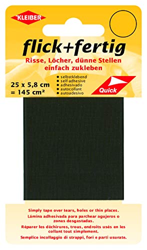 Kleiber - Cinta de reparación de nailon, autoadhesiva, de Flick Plus Fertig, 145 cm² (25 x 5.8 cm), color marrón