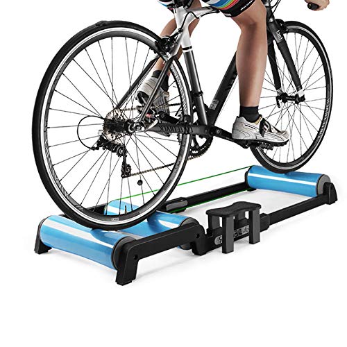 Klevsoure Rodillos de Entrenador de Bicicleta Interior Ejercicio en casa Bicicleta Ciclismo Entrenamiento Fitness Bicicleta Entrenador MTB Rodillos de Bicicleta de Carretera