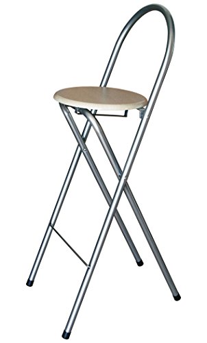 KMH®, Taburete de bar plegable y práctico, haya (#204708) KMH®, Taburete de bar plegable y práctico, haya (#204708)