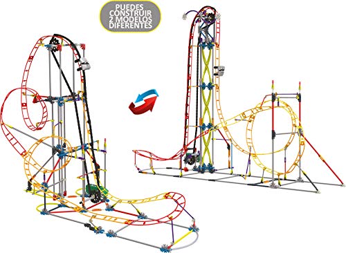 K'nex Cars Thrill Rides. Montaña Rusa Electric Inferno. Juego de Construcción con Motor.639 Piezas. A Partir de 9 años. (Ref. 41213) (Chicos K'nex Cars Thrill Rides. Montaña Rusa Electric Inferno. Juego de Construcción con Motor.639 Piezas. A Partir de 9 años. (Ref. 41213) (Chicos