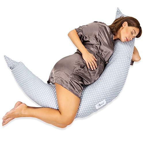 Koala Babycare® Almohada para Embarazadas para Dormir Cojin Lactancia –Soporte del Cuerpo de la Mama y del bebé – para Bebe Que Puede ser Utilizado como Cuna y Reductor de Cuna - KHUGS Koala Babycare® Almohada para Embarazadas para Dormir Cojin Lactancia –Soporte del Cuerpo de la Mama y del bebé – para Bebe Que Puede ser Utilizado como Cuna y Reductor de Cuna - KHUGS