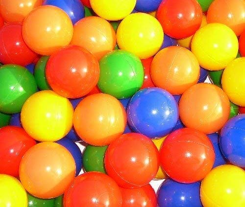 koenig-tom - Bolas de plástico para Piscina de Bolas de niños (200 Unidades, sin plastificantes peligrosos)