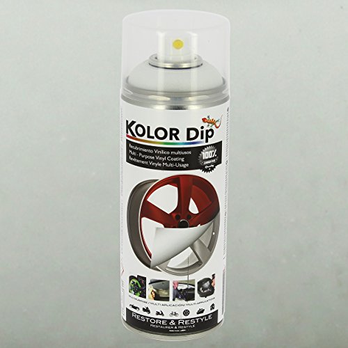 Kolor Dip KD11002 Pintura en Spray con Vinilo Líquido Extraible, Blanco