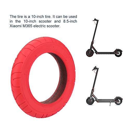 Konesky Neumático para Patinete Electrico, Reforma de DIY 10 Pulgadas Ruedas de Reemplazo Antideslizamiento Scooter Eléctrico Compatible con Xiaomi M365 (2 Pieces Rojo) Konesky Neumático para Patinete Electrico, Reforma de DIY 10 Pulgadas Ruedas de Reemplazo Antideslizamiento Scooter Eléctrico Compatible con Xiaomi M365 (2 Pieces Rojo)
