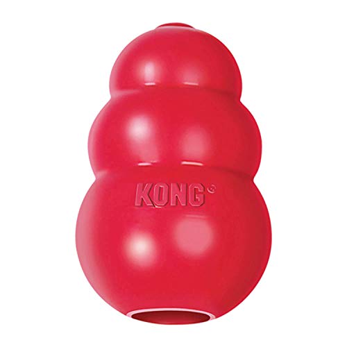 KONG - Classic - Juguete de Resistente Caucho Natural - para morder, perseguir o Buscar - para Perros Pequeños