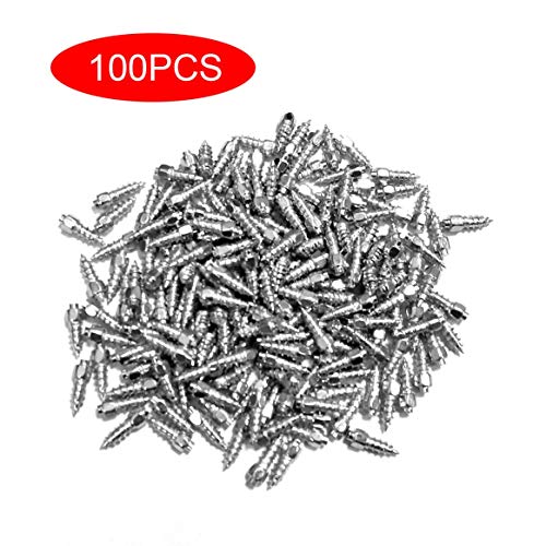 Kongqiabona-UK 100 Piezas de Rueda de Clavo de Acero de tungsteno Antideslizante neumático de Clavo Perno de neumático Duradero Coche ATV Emergencia de Invierno Kongqiabona-UK 100 Piezas de Rueda de Clavo de Acero de tungsteno Antideslizante neumático de Clavo Perno de neumático Duradero Coche ATV Emergencia de Invierno