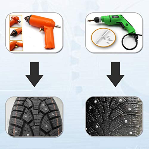 Kongqiabona-UK 100 Piezas de Rueda de Clavo de Acero de tungsteno Antideslizante neumático de Clavo Perno de neumático Duradero Coche ATV Emergencia de Invierno Kongqiabona-UK 100 Piezas de Rueda de Clavo de Acero de tungsteno Antideslizante neumático de Clavo Perno de neumático Duradero Coche ATV Emergencia de Invierno