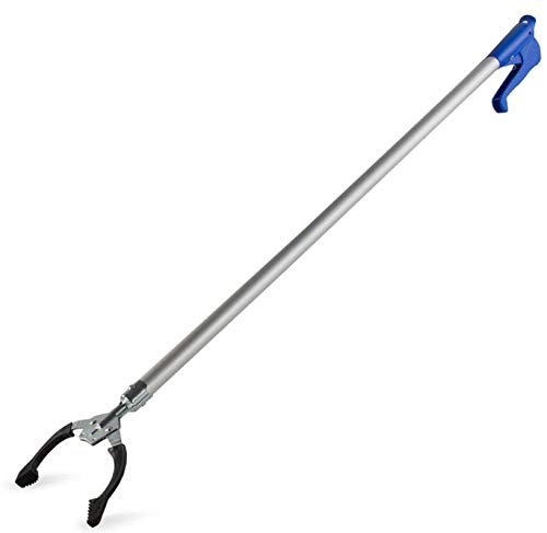 KONKY Pinzas Extensibles Pinzas Basura 93 cm Pinzas Jardinería, Agarrador de Brazos Largos de Aluminio, Extensor de Brazo Largo para Recogedor de Basura